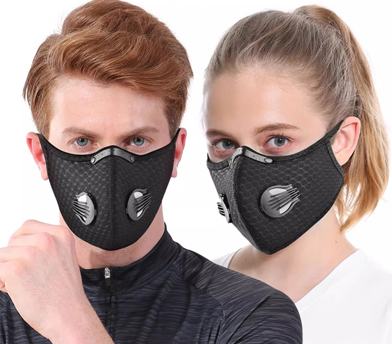 Teeth Whitening Mask - قناع ركوب الدراجات رياضي قابل للغسل