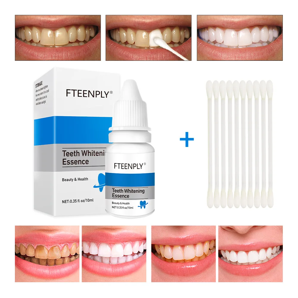 Teeth Whitening Natural - Fteenly تبييض الأسنان جوهر مسحوق نظافة
