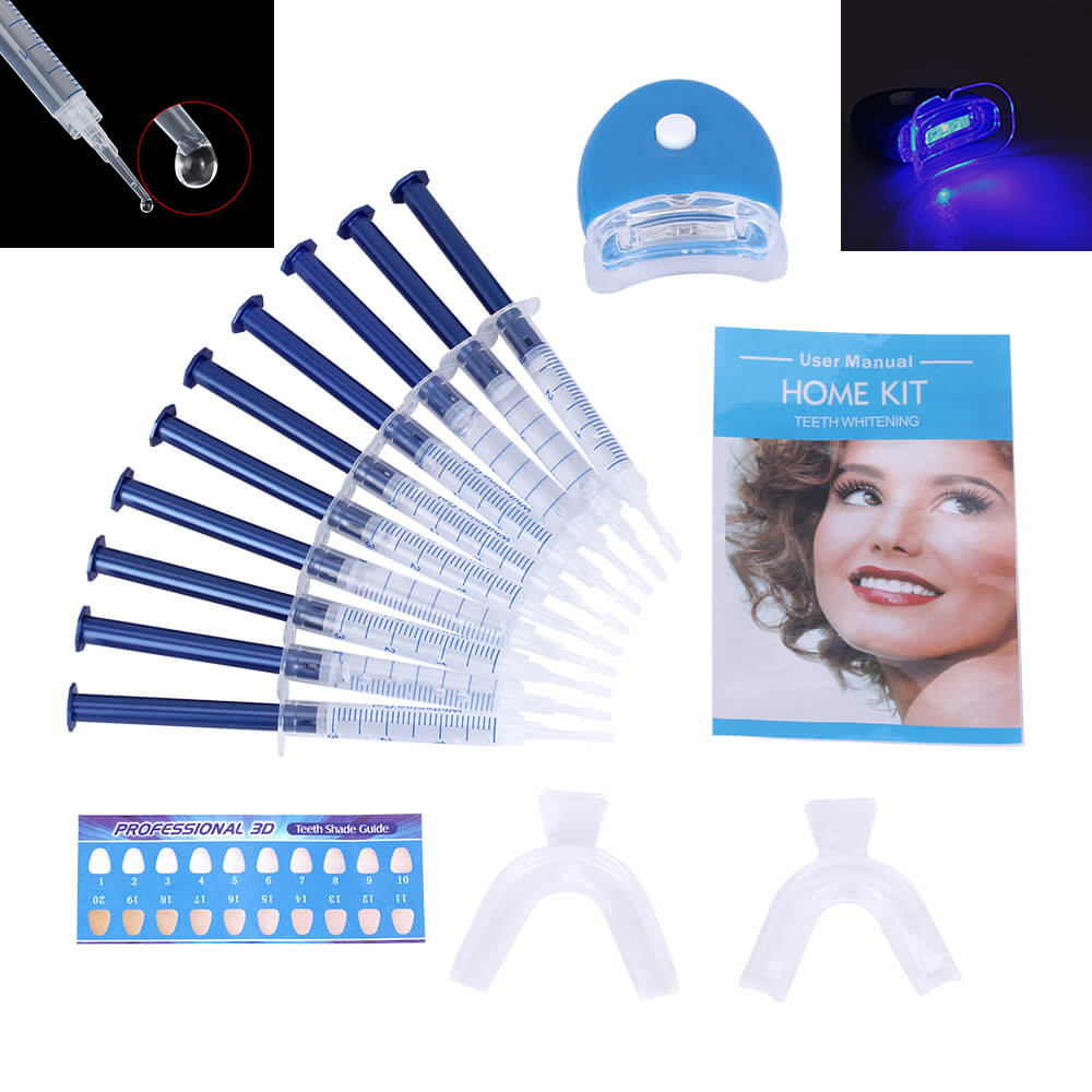 Teeth Whitening Bleaching Kit - 1 مجموعة تبييض الأسنان 44% بيروكسيد