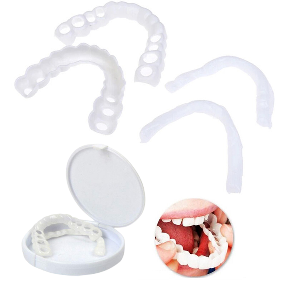 Teeth Whitening Mask - 4-6 أزواج من أطقم أسنان الفك