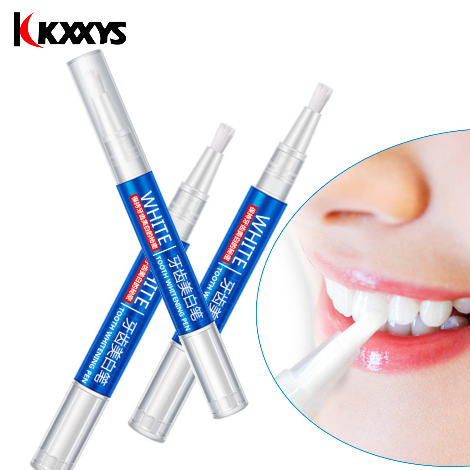 Teeth Whitening Pens - 2 قطعة * 3 مللي شعبية