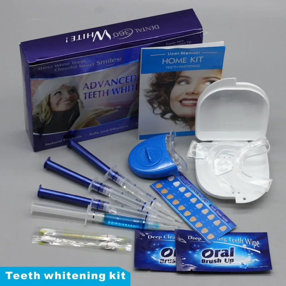 Teeth Whitening Bleaching Kit - نظام تبييض الأسنان الساخن، طقم جل
