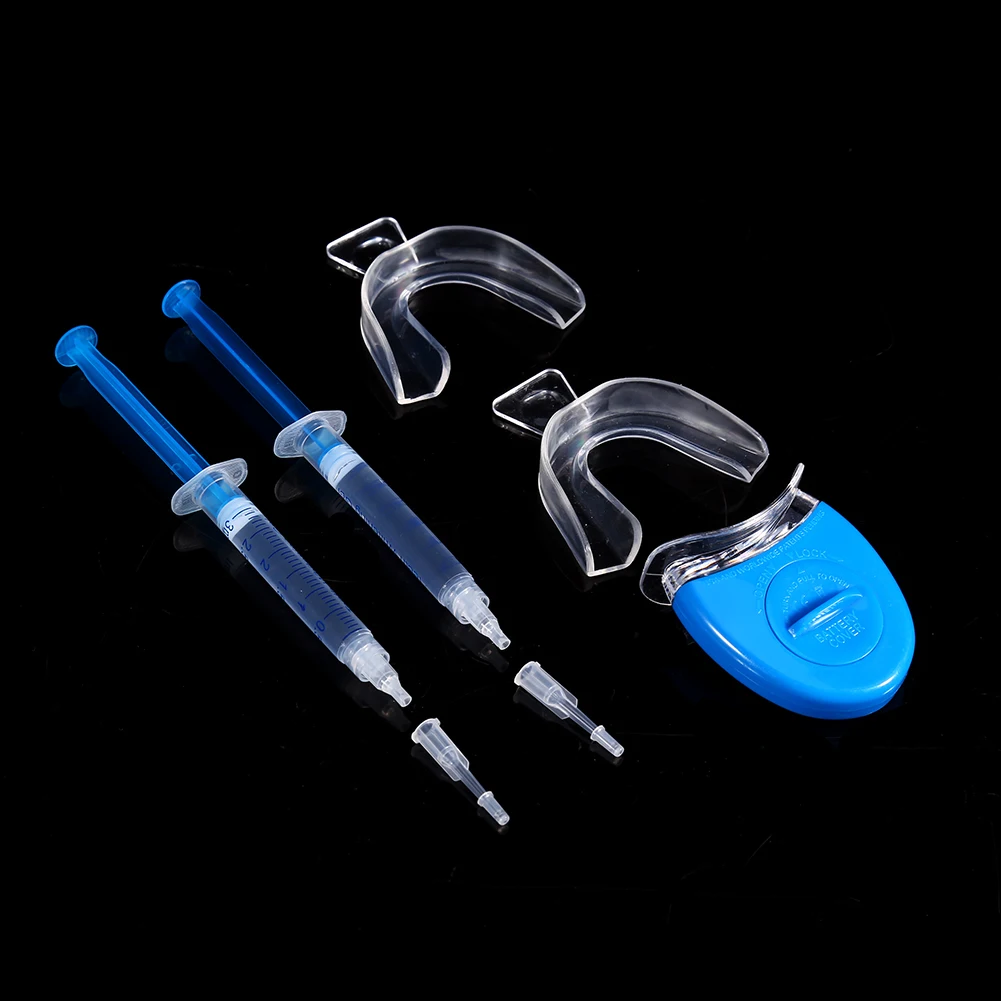 Teeth Whitening Bleaching Kit - 6 قطعة للاستخدام المنزلي طقم تبييض