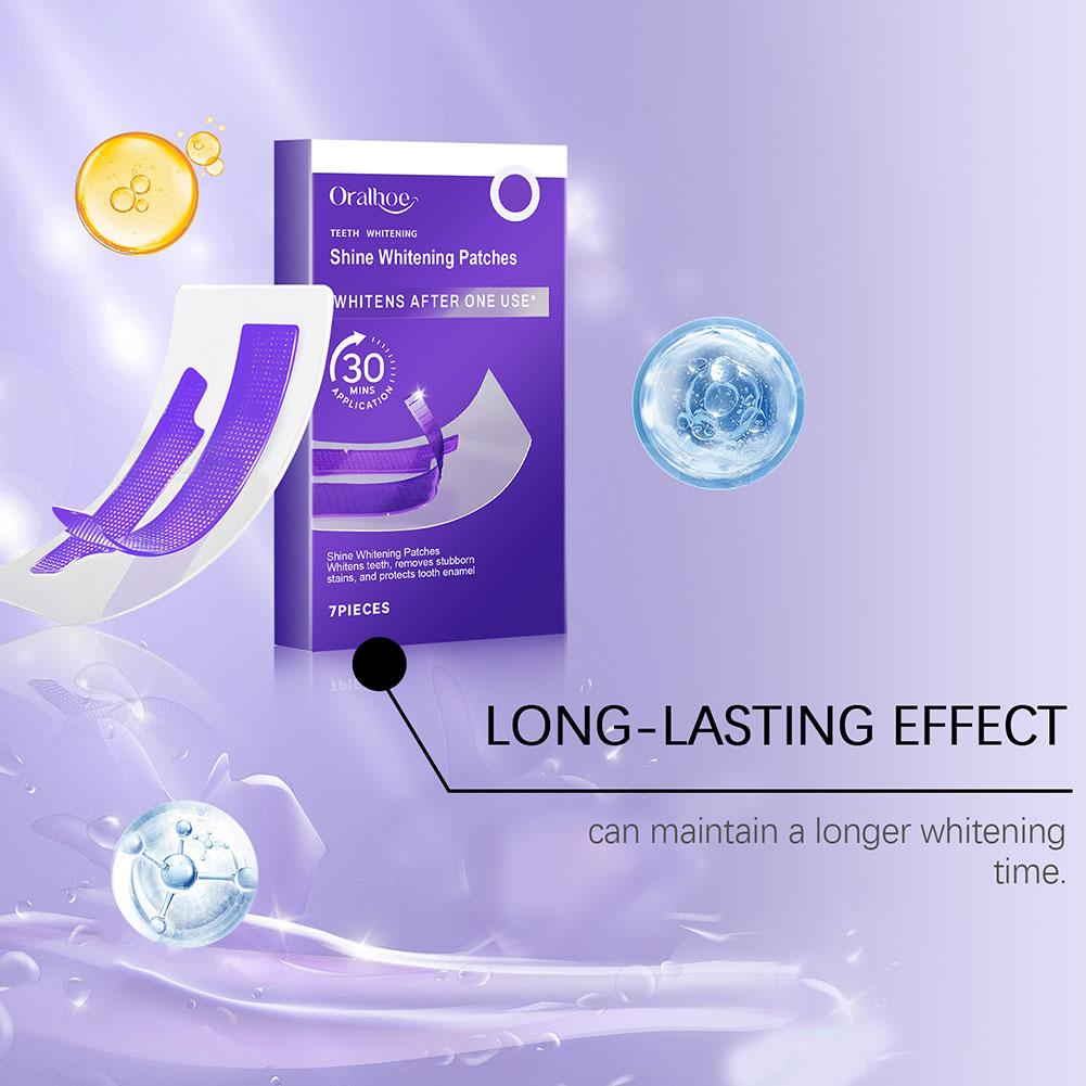 7 قطع من شرائح تبييض الأسنان ا - مراجعة Teeth Whitening Bleaching Kit وسعره