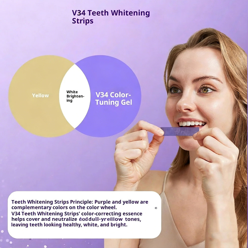 7 قطع من شرائح تبييض الأسنان ا - مراجعة Teeth Whitening Bleaching Kit وسعره