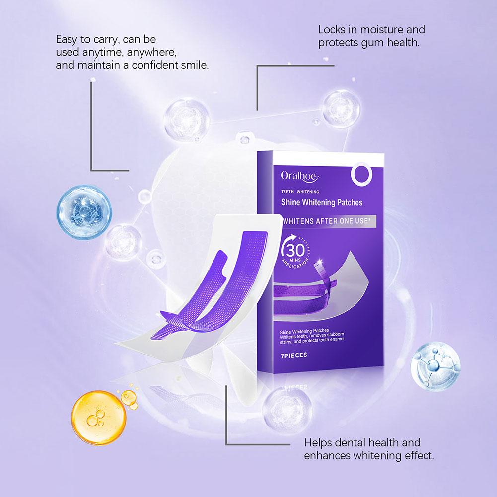 7 قطع من شرائح تبييض الأسنان ا - مراجعة Teeth Whitening Bleaching Kit وسعره