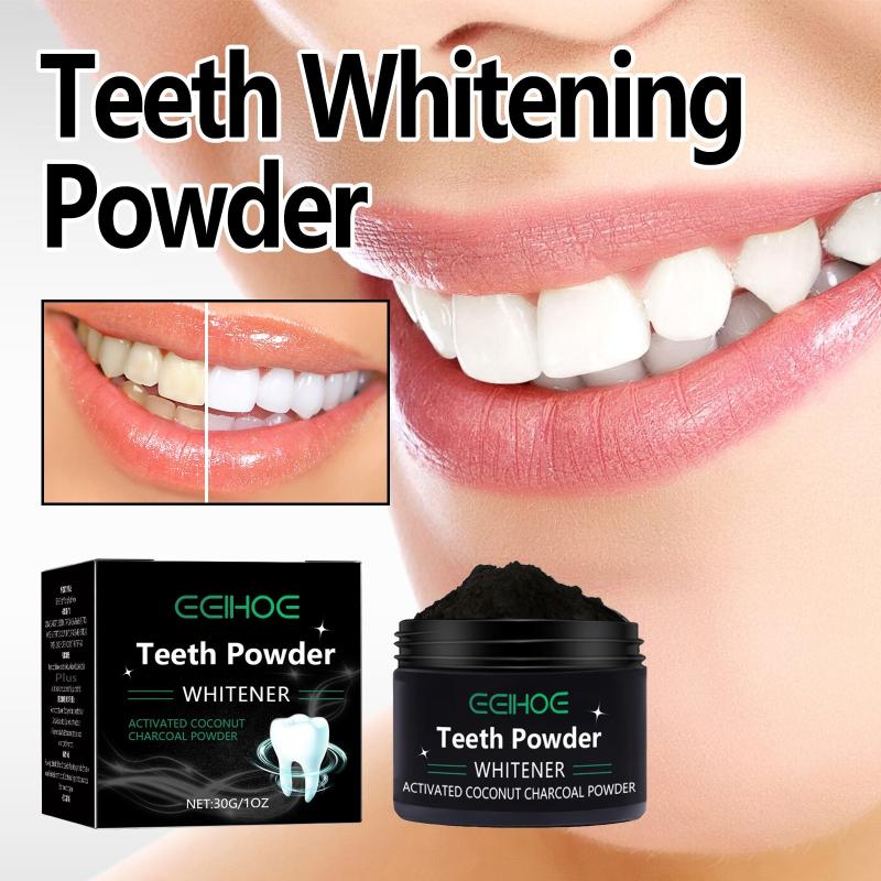 مسحوق تبييض الأسنان فحمي/صودا  - مراجعة Teeth Whitening With Baking Soda وسعره