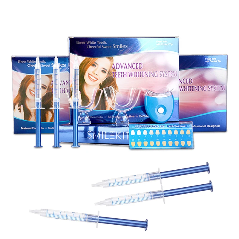 الاستخدام المنزلي أطقم تبييض ا - مراجعة Teeth Whitening Bleaching Kit وسعره