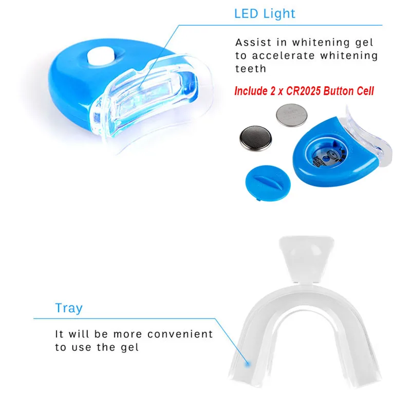 الاستخدام المنزلي أطقم تبييض ا - مراجعة Teeth Whitening Bleaching Kit وسعره