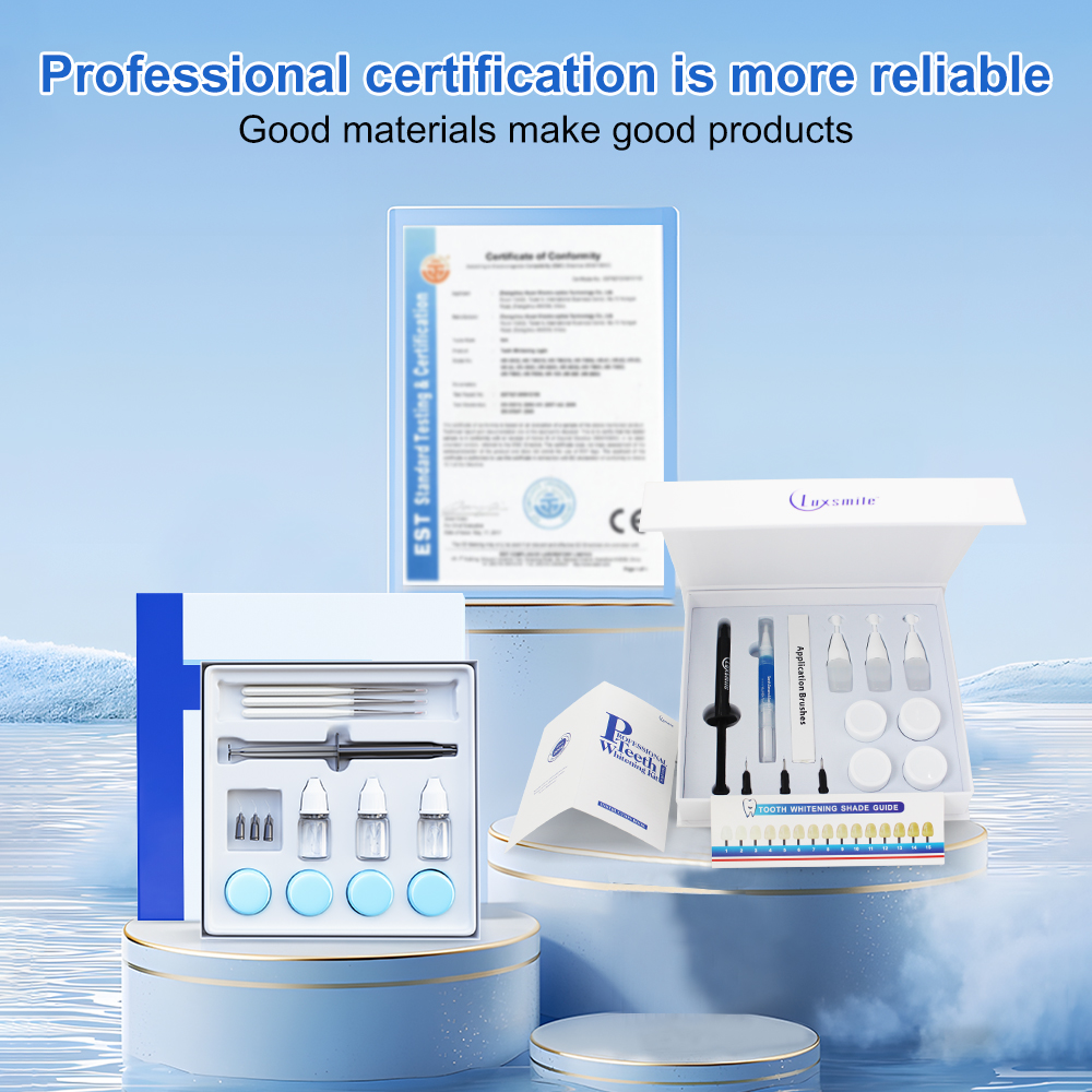 طقم تبييض الأسنان المهنية مبيض - مراجعة Teeth Whitening Bleaching Kit وسعره