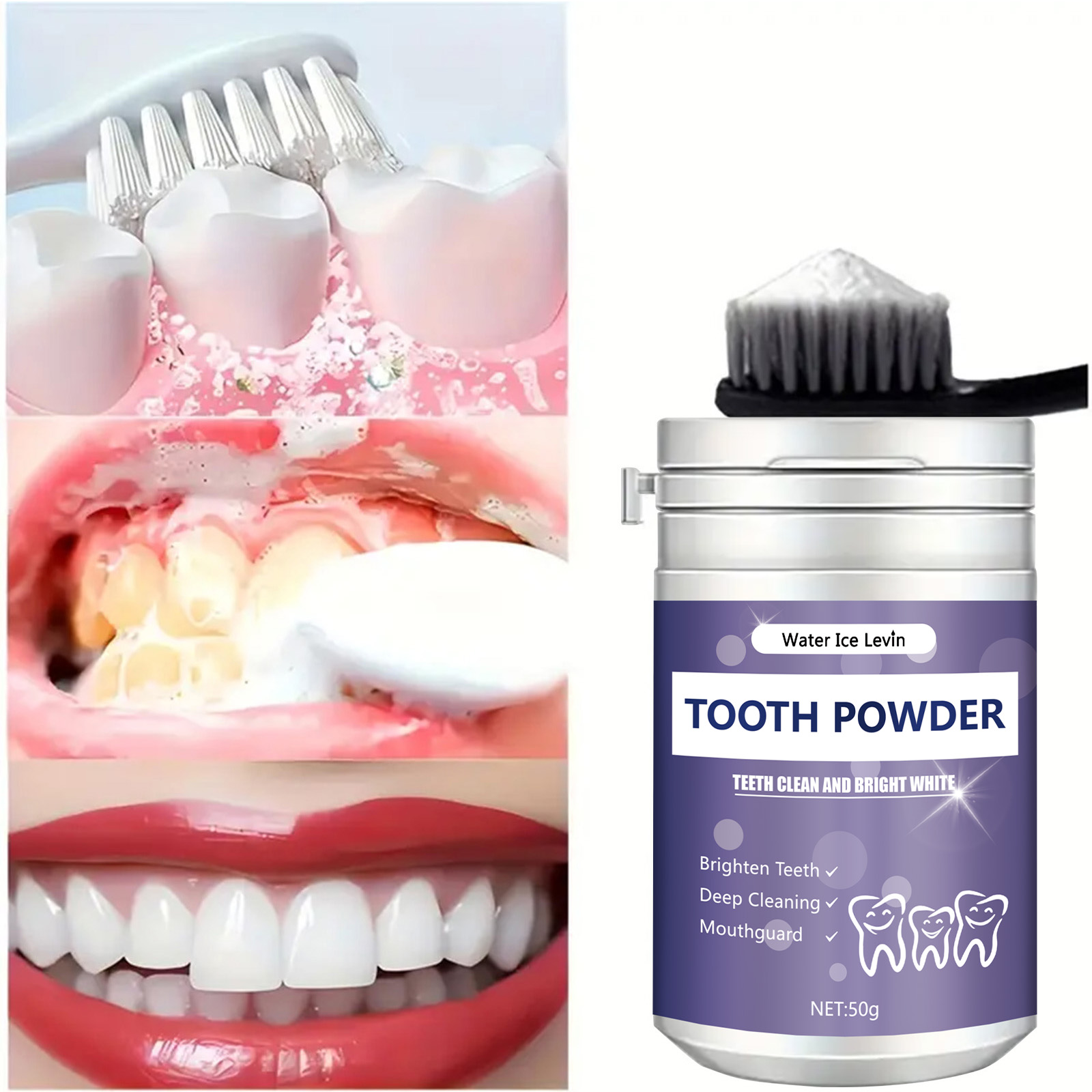 مسحوق الأسنان اللؤلؤي، مسحوق ت - مراجعة Teeth Whitening Paste وسعره