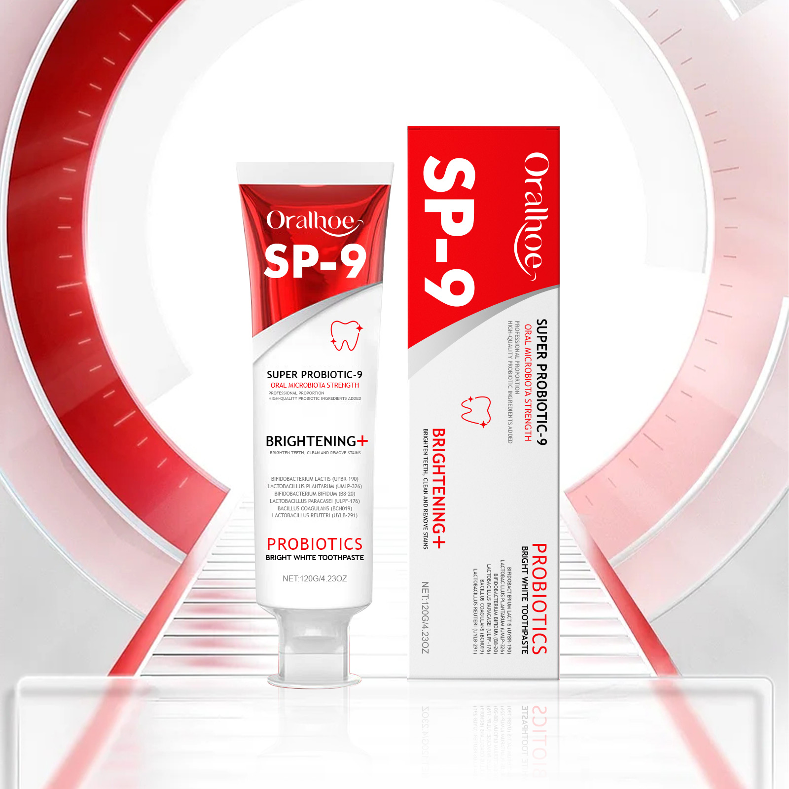 معجون أسنان SP-9 بالبروبيوتيك  - مراجعة Teeth Whitening Natural وسعره
