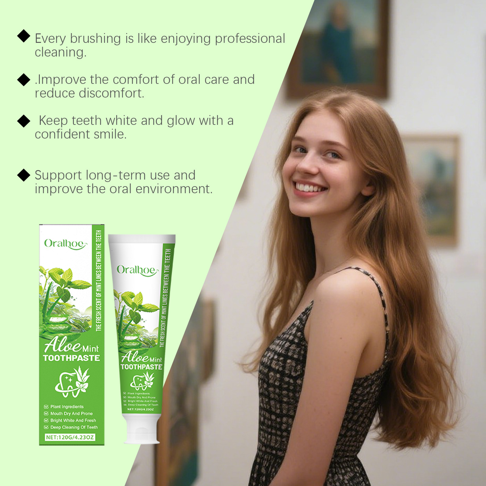 معجون أسنان مبيض الألوة فيرا ي - مراجعة Teeth Whitening Natural وسعره
