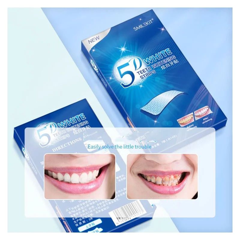 1/7/14 زوج شرائط تبييض الأسنان - مراجعة Teeth Whitening Bleaching Kit وسعره