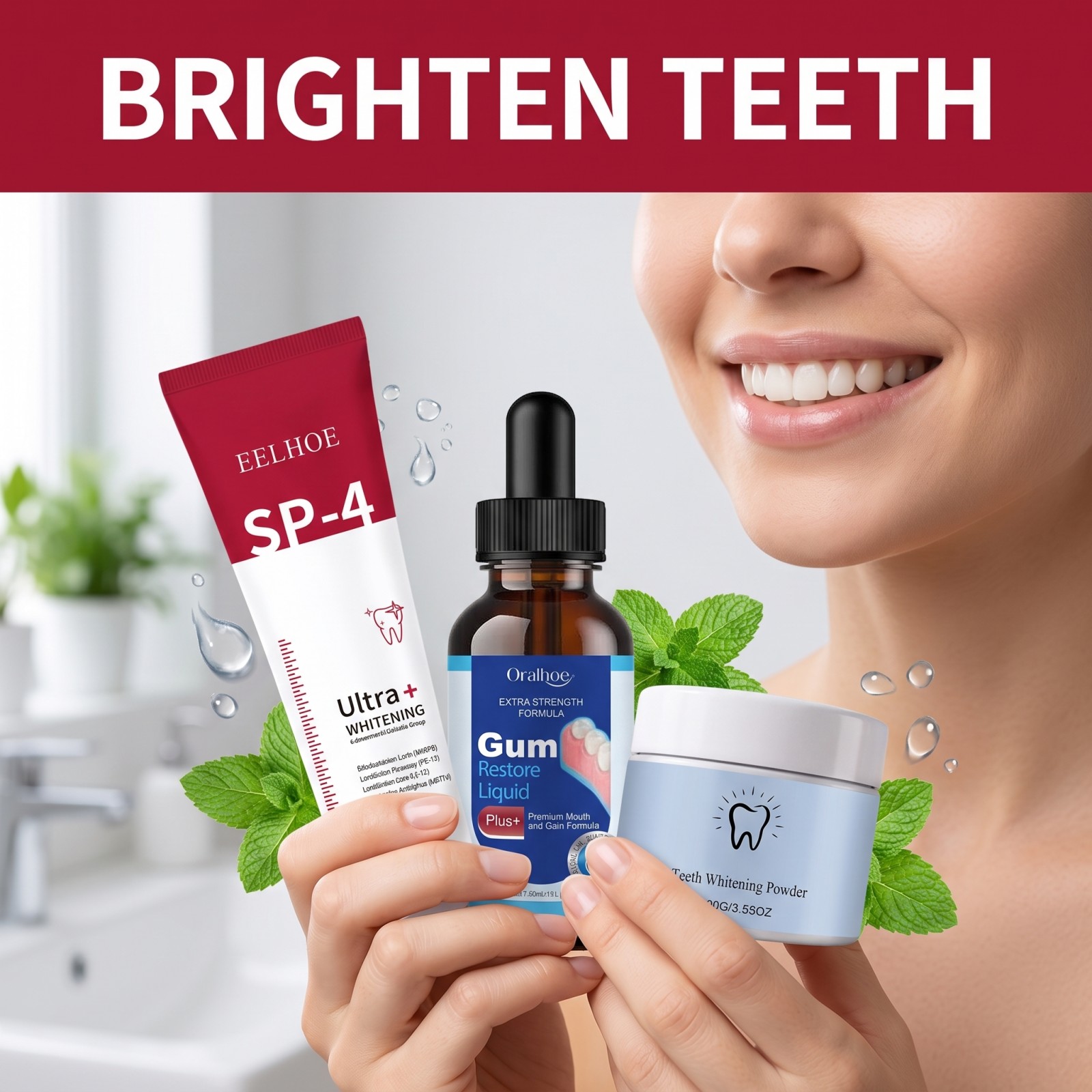 مجموعة العناية بالفم: معجون أس - مراجعة Teeth Whitening Paste وسعره