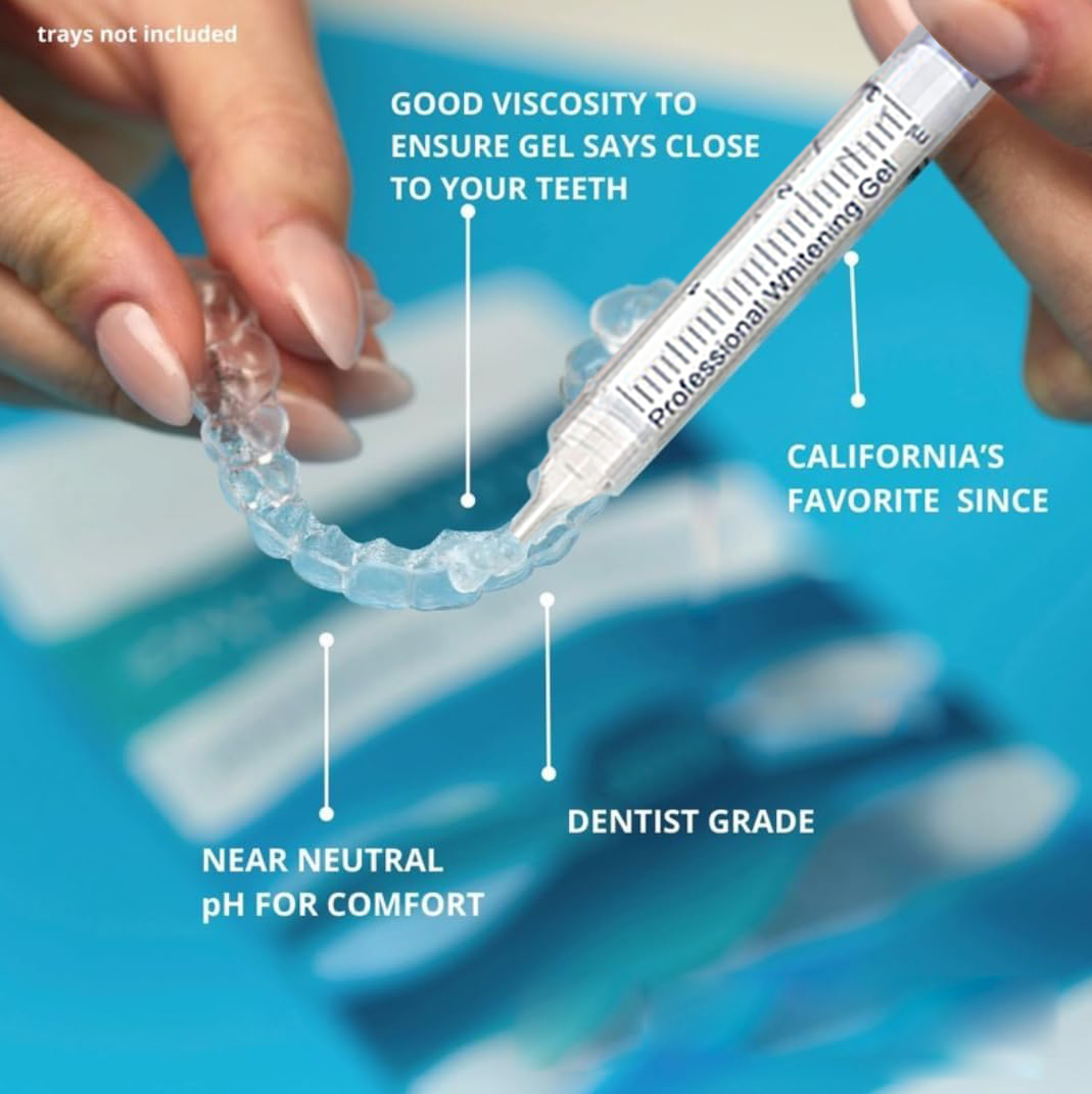 تبييض الأسنان جل الملء حقنة تب - مراجعة Teeth Whitening With Trays وسعره