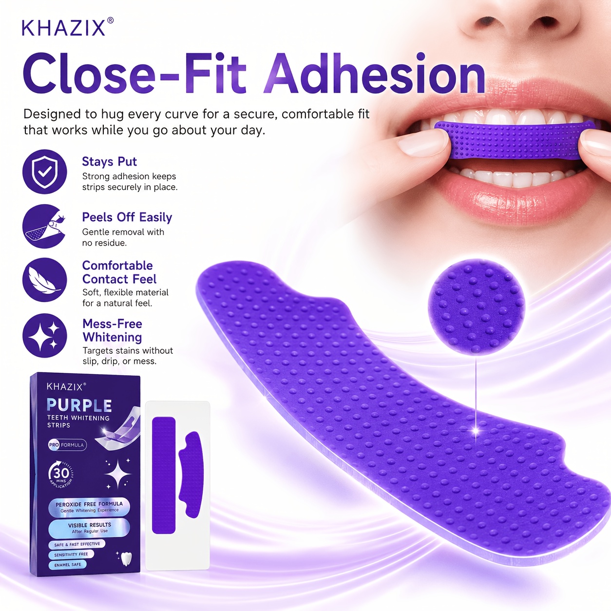 1/10 أزواج من شرائط تبييض الأس - مراجعة Teeth Whitening Retainer وسعره