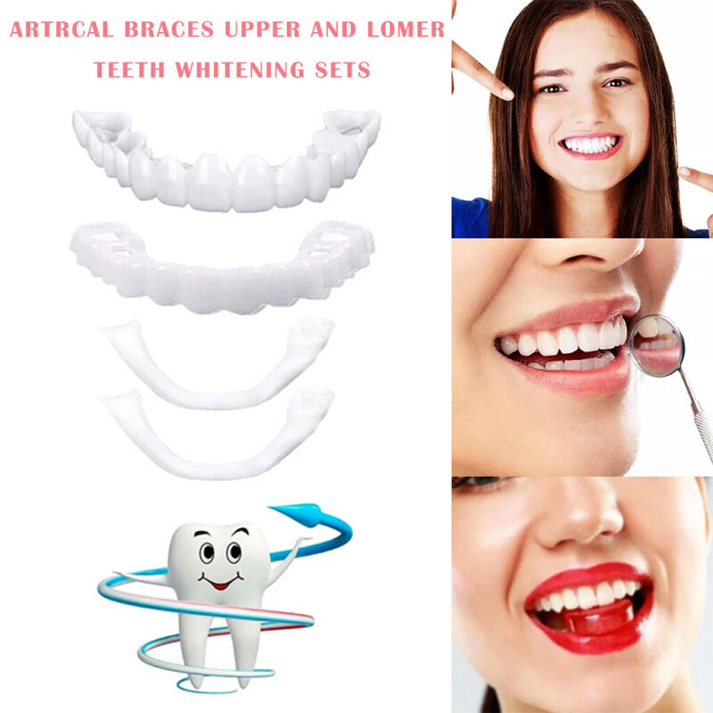 4-6 أزواج من أطقم أسنان الفك ا - مراجعة Teeth Whitening Mask وسعره