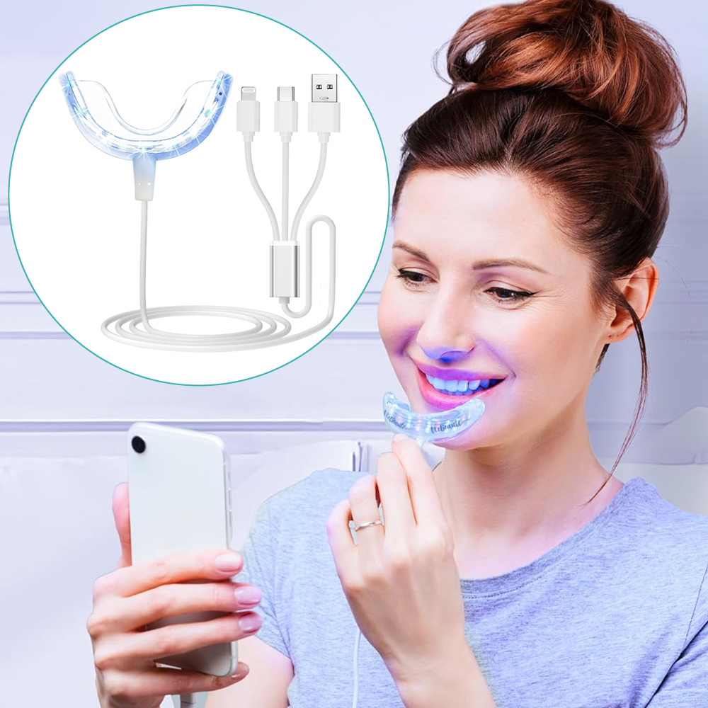 ضوء مسرع لتبييض الأسنان، 16 ×  - مراجعة Teeth Whitening With Trays وسعره