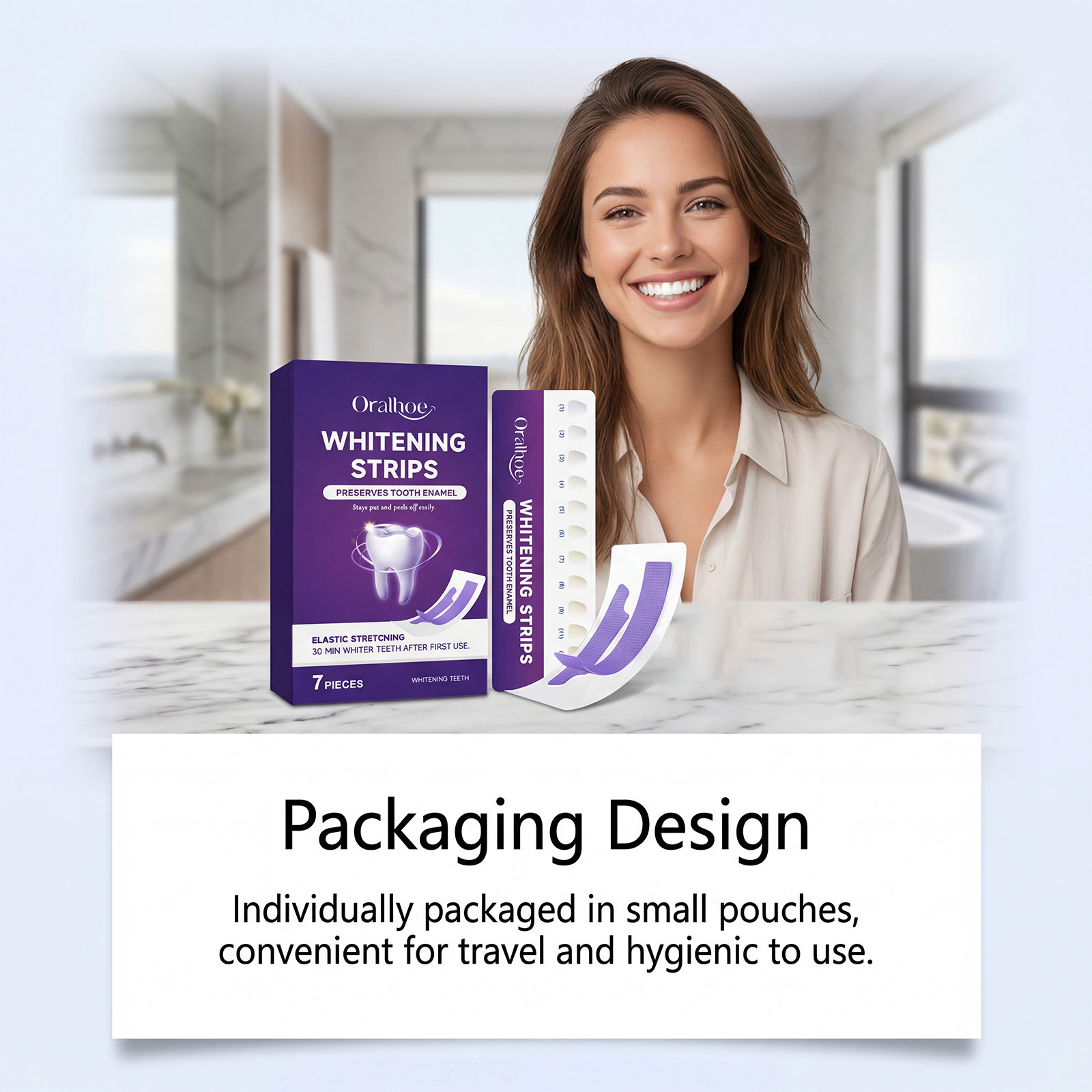 شرائط تبييض الأسنان الآمنة من  - مراجعة Teeth Whitening Bleaching Kit وسعره