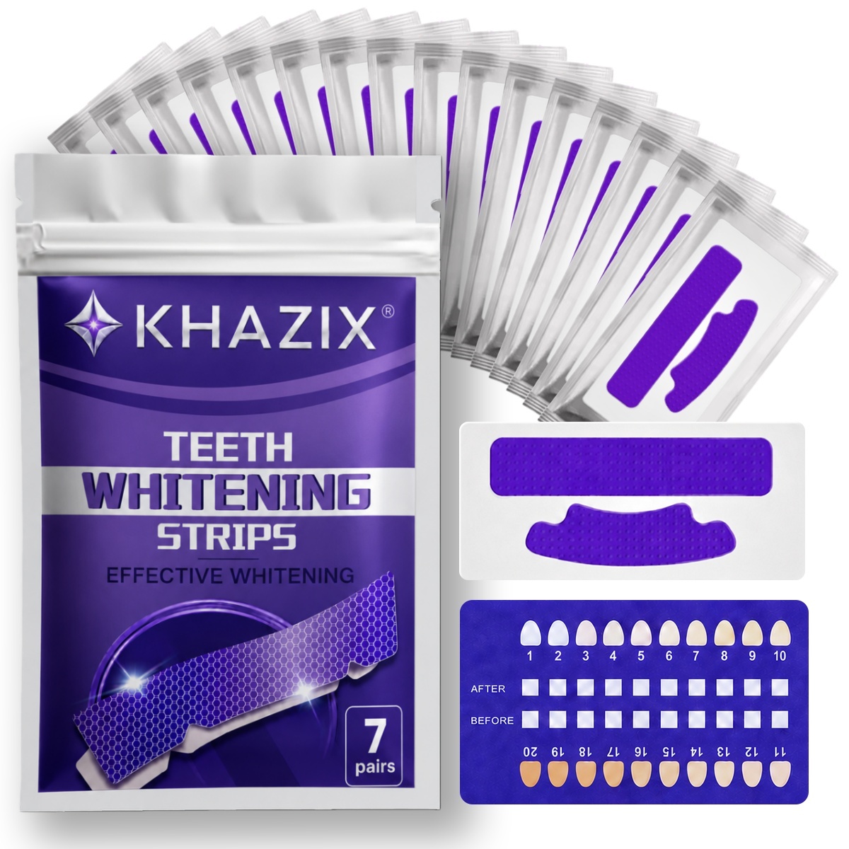 1/7 أزواج من شرائط تبييض الأسن - مراجعة Teeth Whitening Retainer وسعره