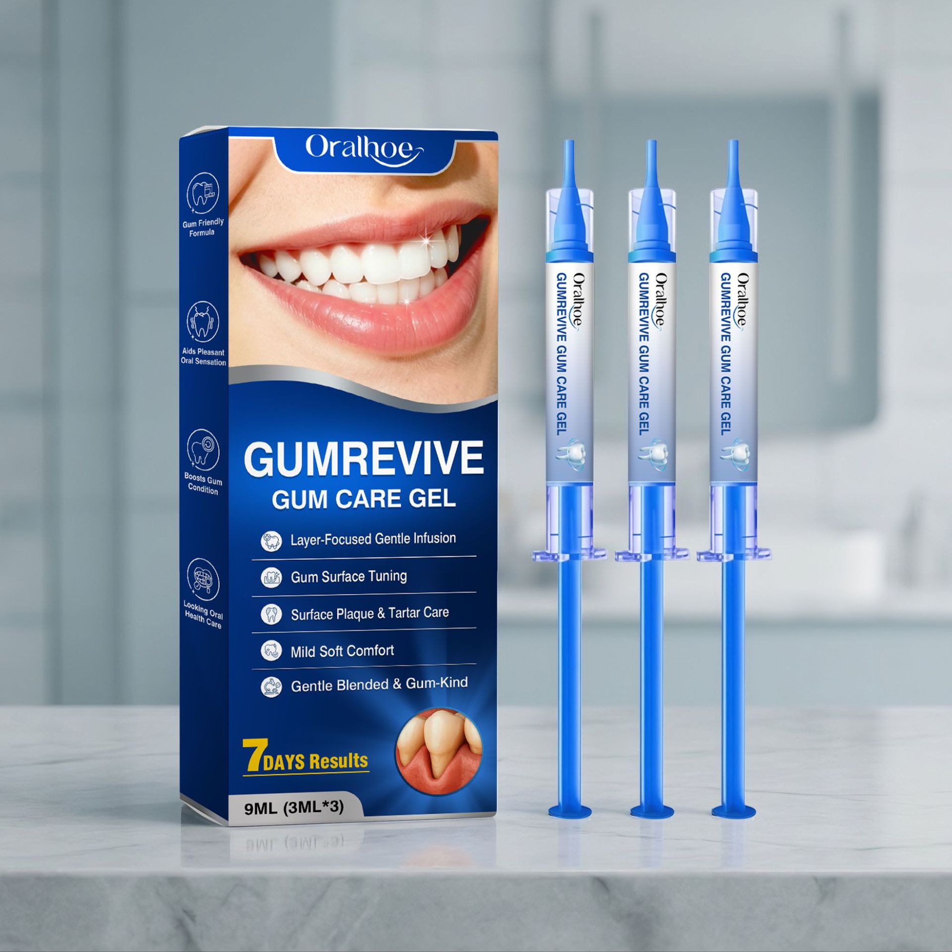 جل العناية بالفم، طقم 3 قطع من - مراجعة Teeth Whitening Paste وسعره