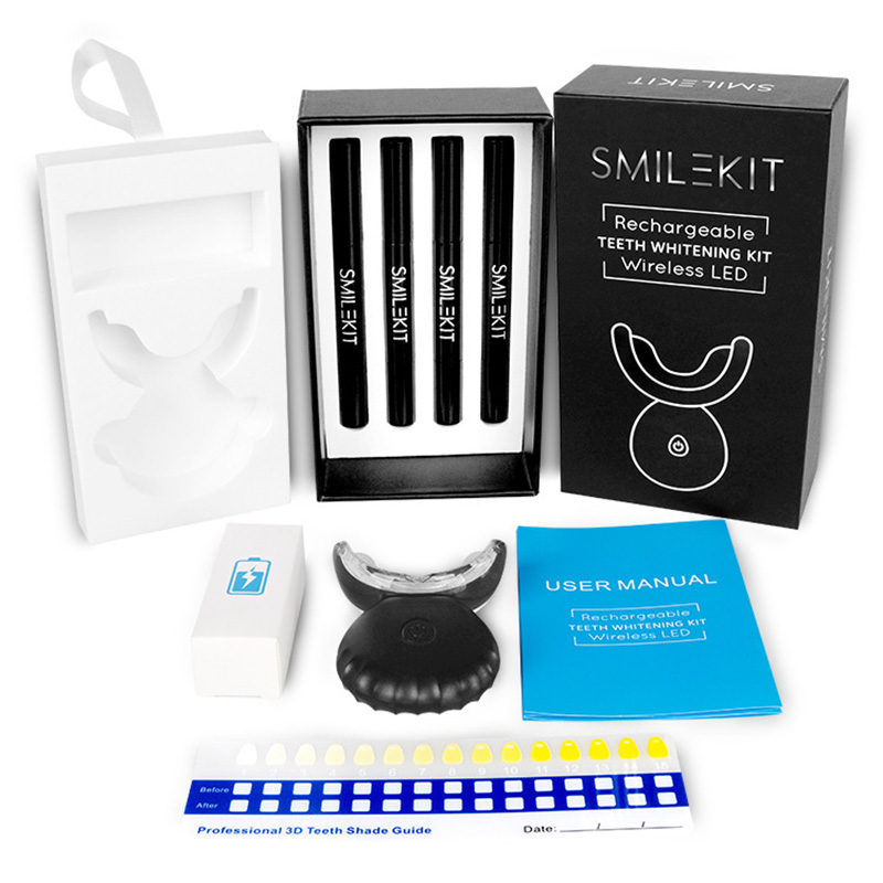 جديد الكهربائية تبييض الأسنان  - مراجعة Teeth Whitening Bleaching Kit وسعره