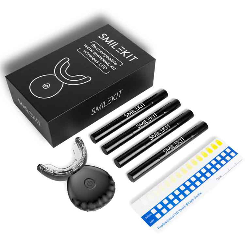 جديد الكهربائية تبييض الأسنان  - مراجعة Teeth Whitening Bleaching Kit وسعره