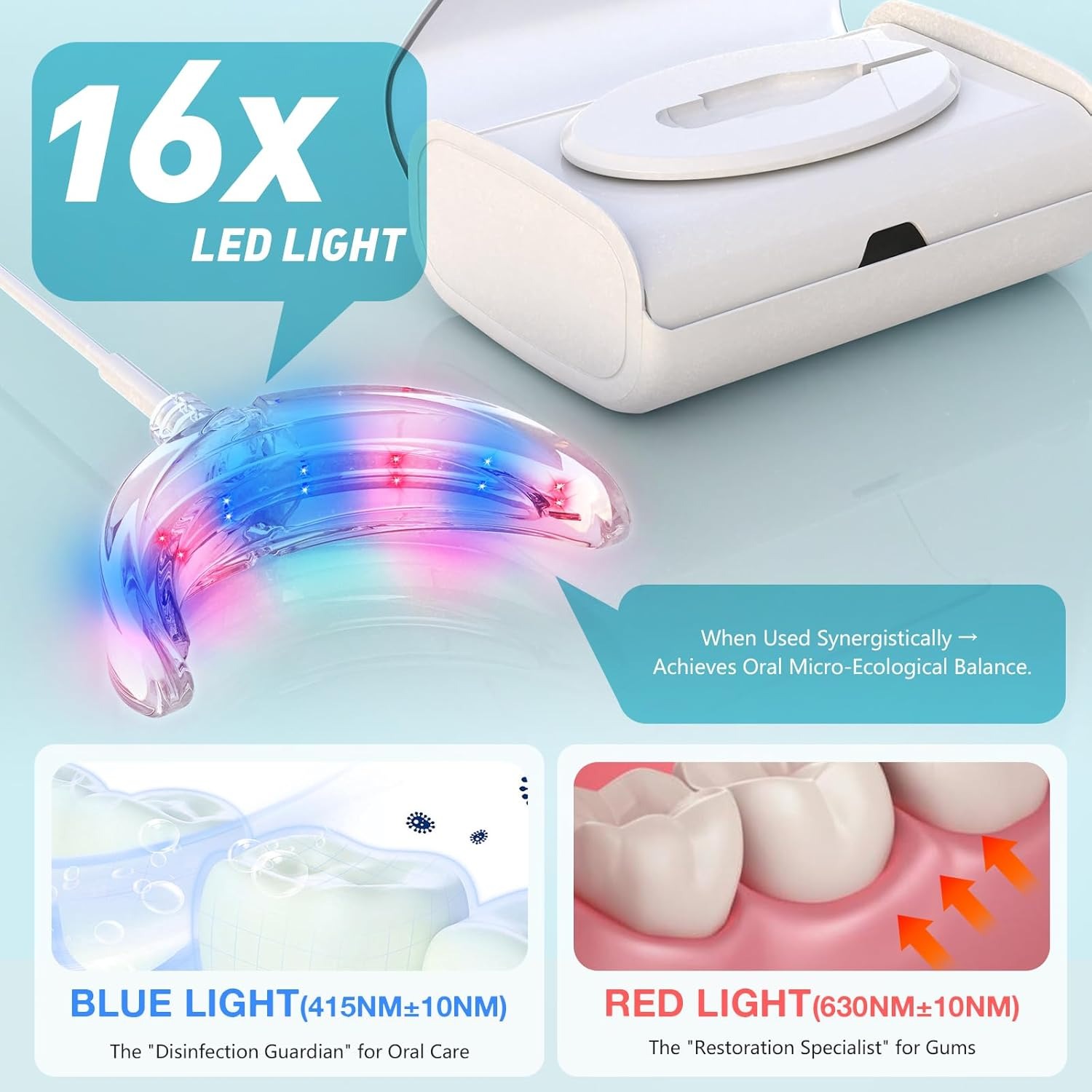 مصباح مسرع تبييض الأسنان بالضو - مراجعة Teeth Whitening With Trays وسعره
