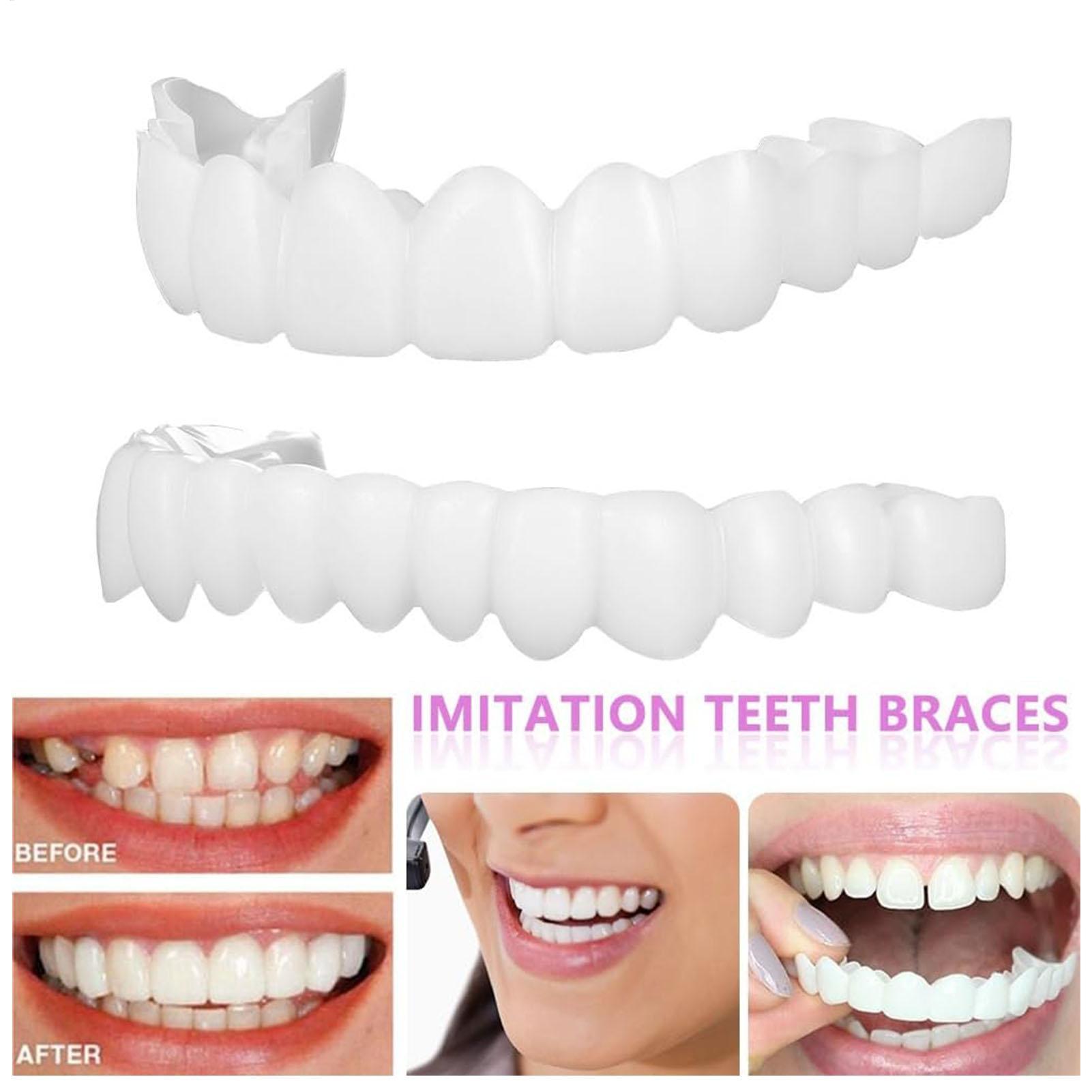 2 قطعة قشور الأسنان المؤقتة لل - مراجعة Teeth Whitening Mask وسعره