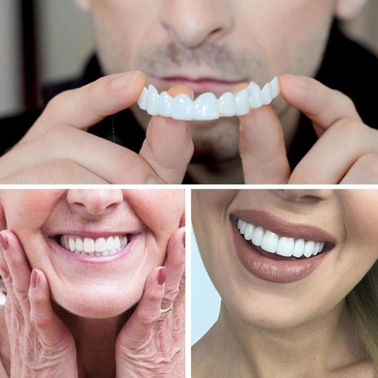 2 قطعة قشور الأسنان المؤقتة لل - مراجعة Teeth Whitening Mask وسعره