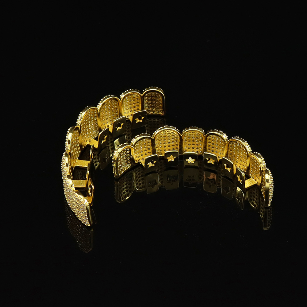 طقم أسنان ذهبية كاملة مرصعة با - مراجعة Teeth Whitening Moulds وسعره